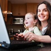 Working Moms Can Increase Their Earning Power Through Online Education.